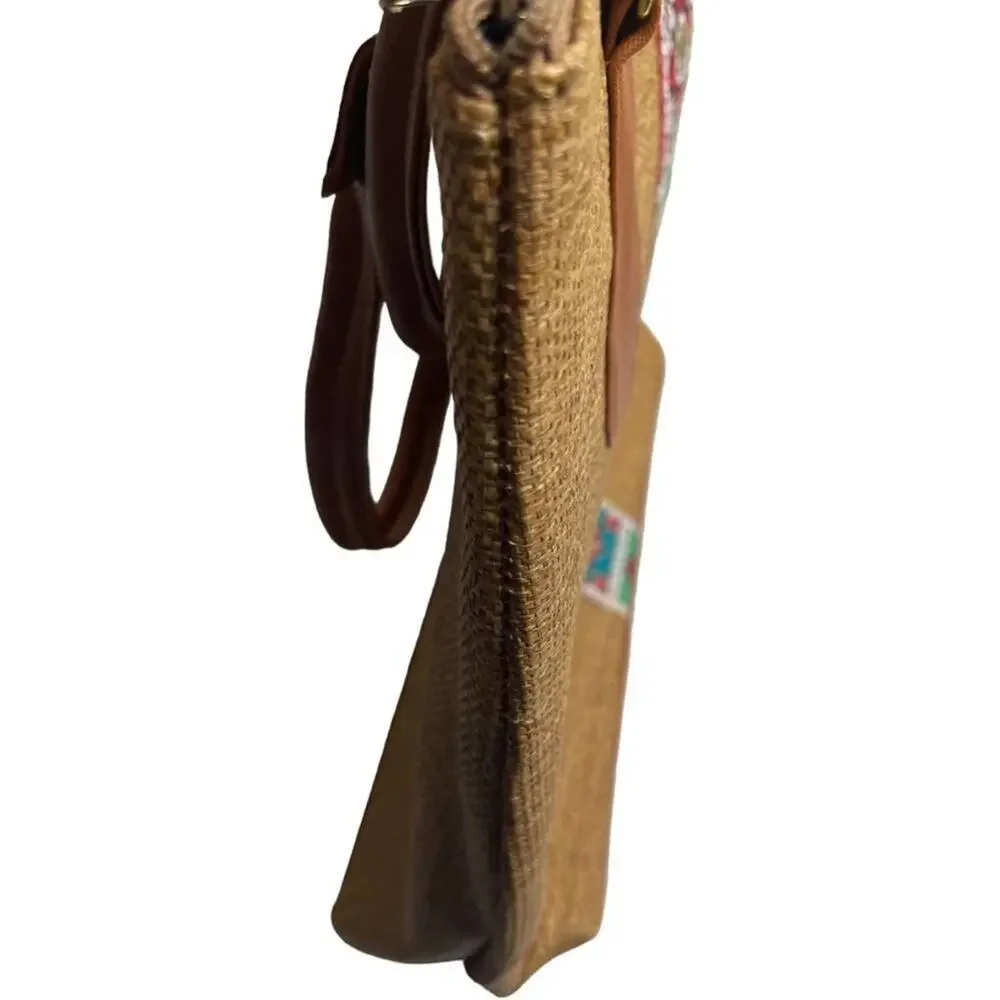 Brown Cream LargeTote Bag